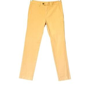 Bonobos Primo Chino Pants Men’s Size 30x30 Mustard Yellow